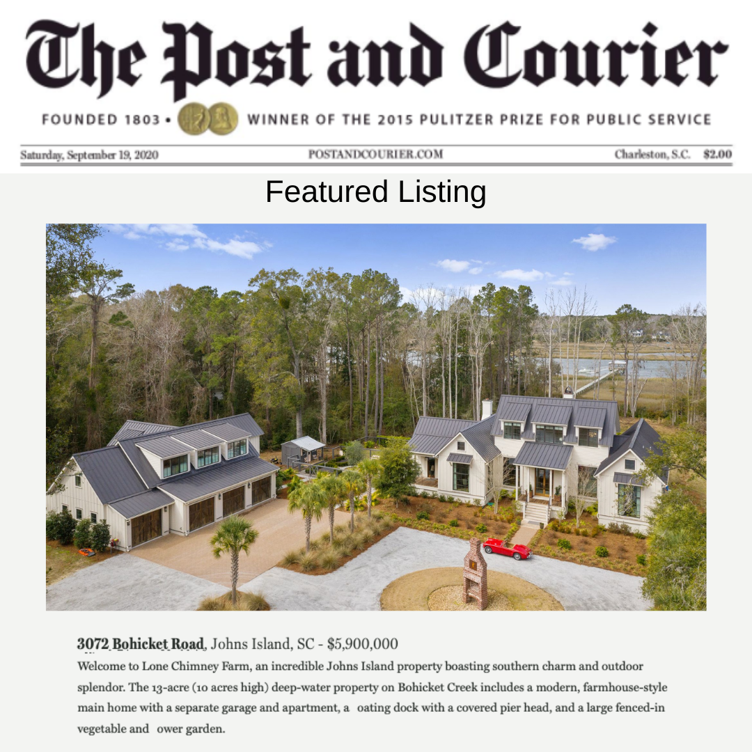 3072 Bohicket Road featured listing in Post and Courier